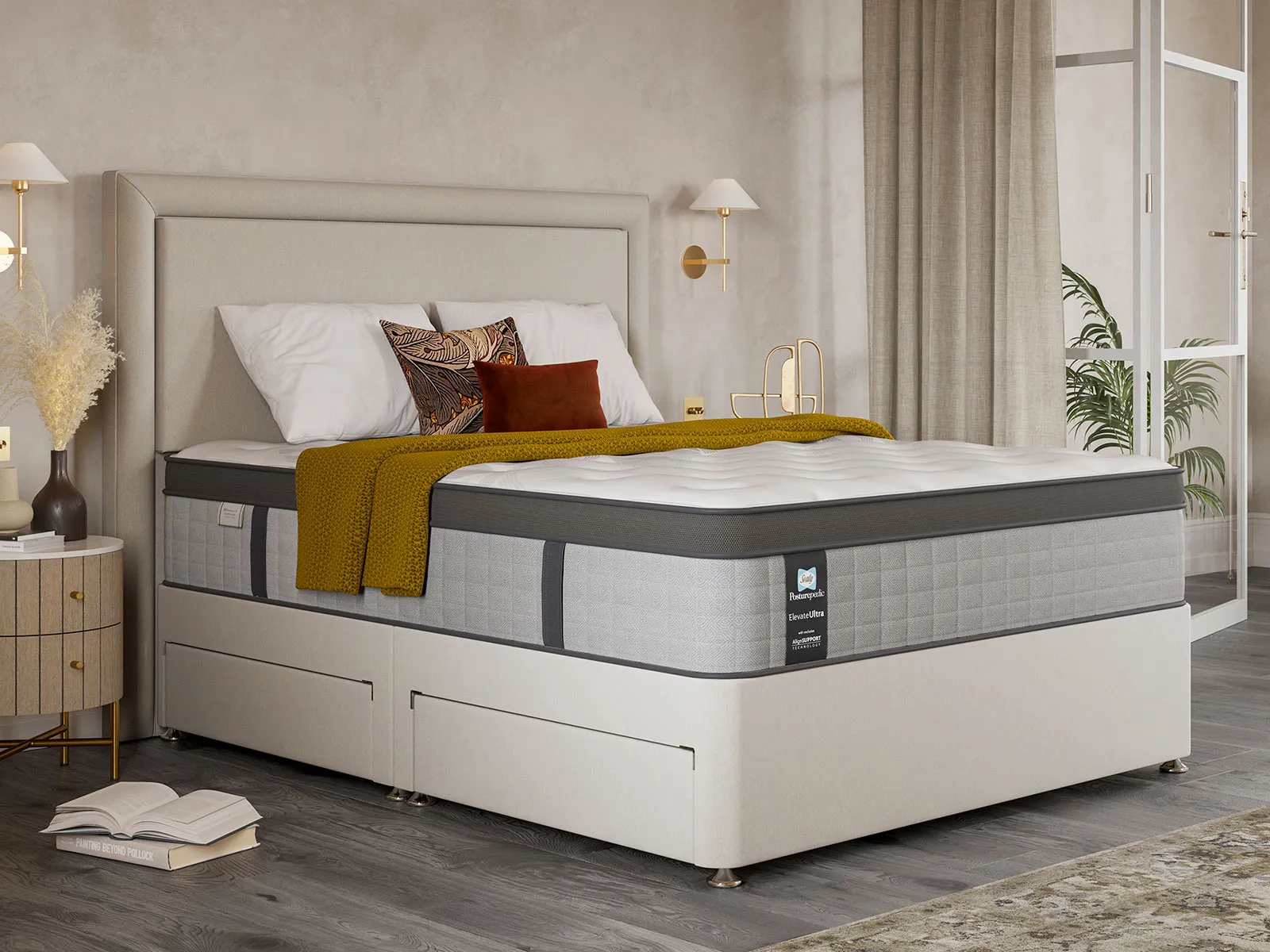 Double 4 Drawer Divan Set