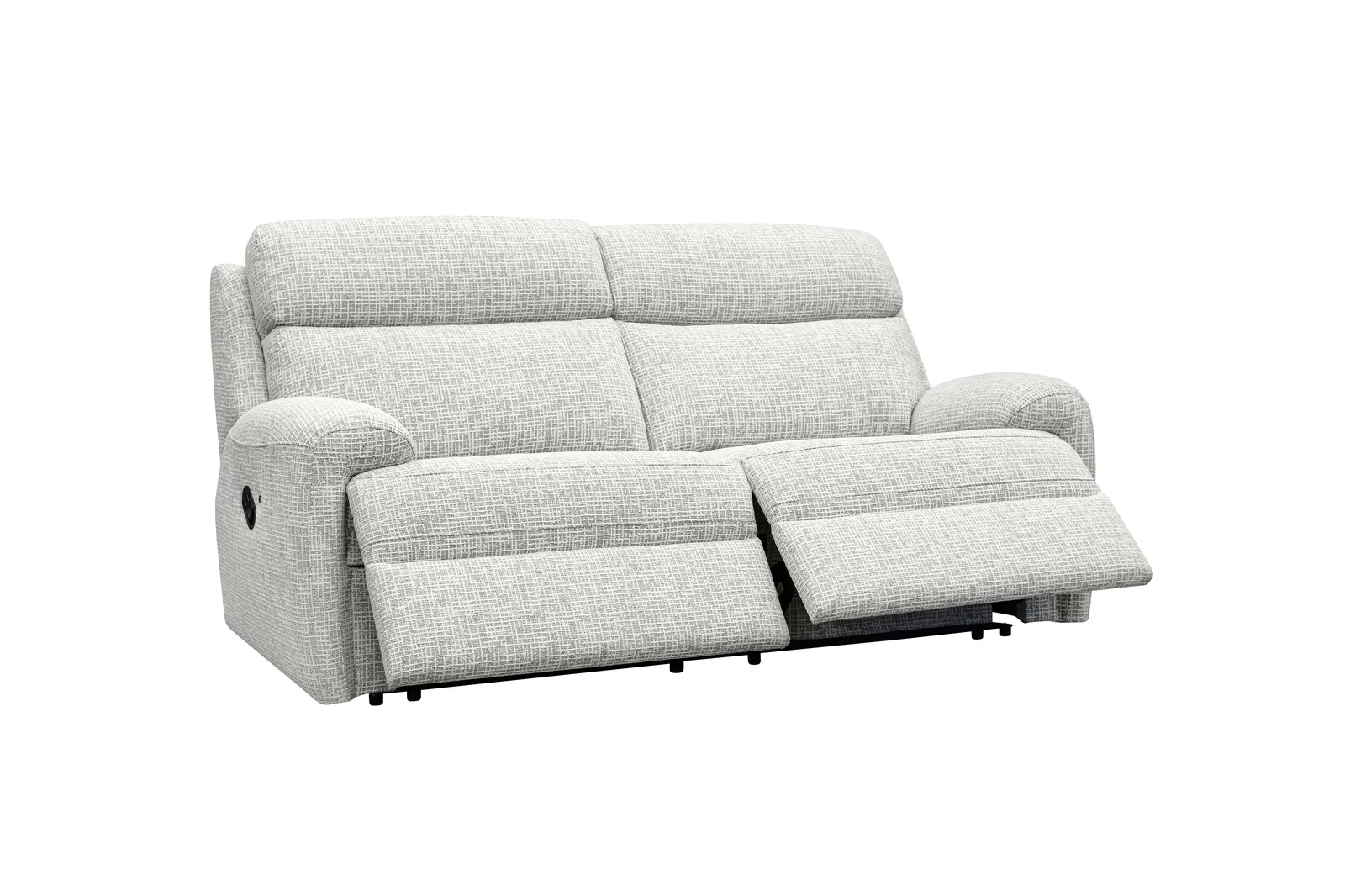 3 Seater Manual Recliner Sofa With Heat