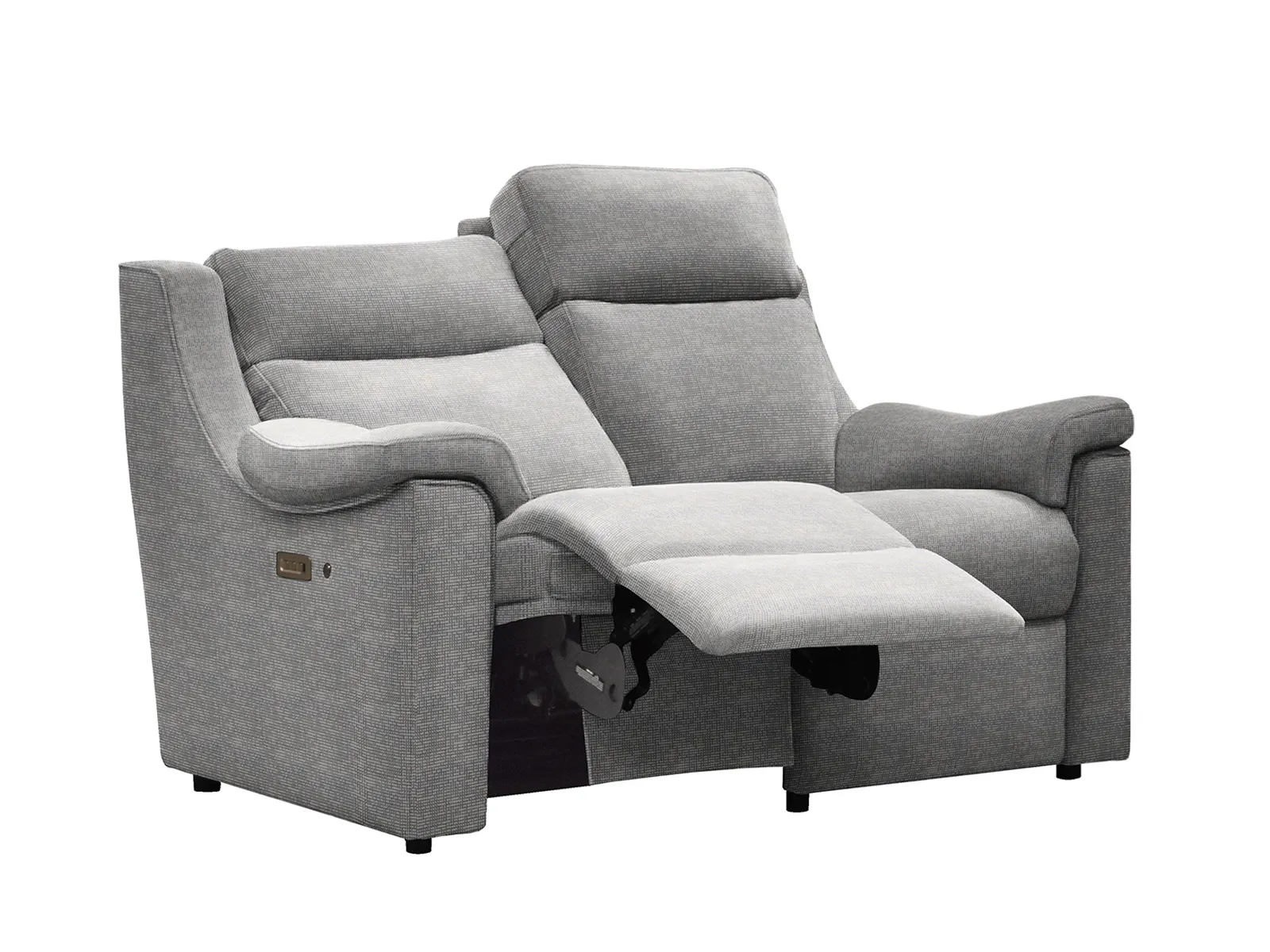 2 Seater Power Recliner Sofa with Heat