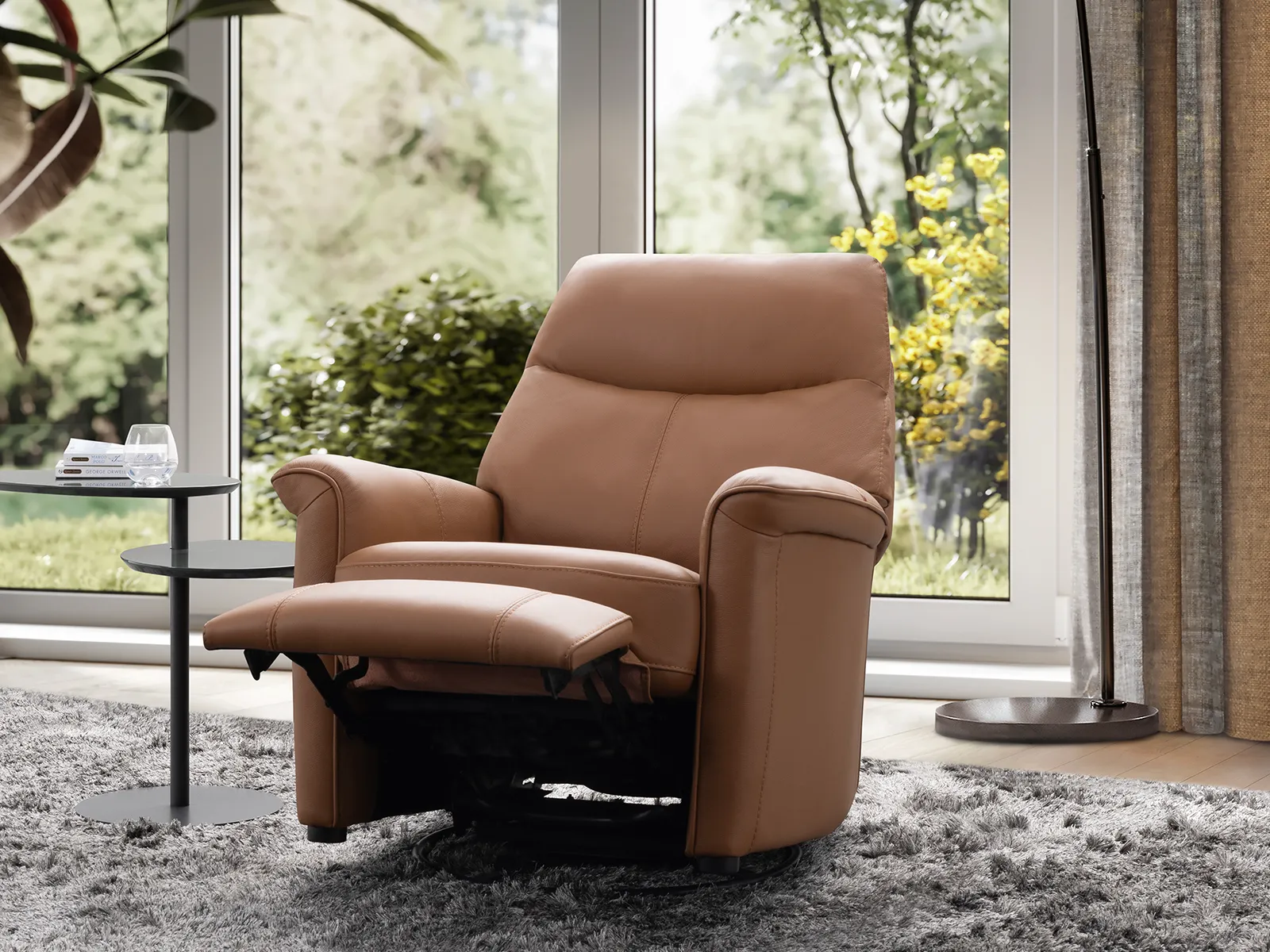 Rocker Swivel Battery Power Recliner Armchair