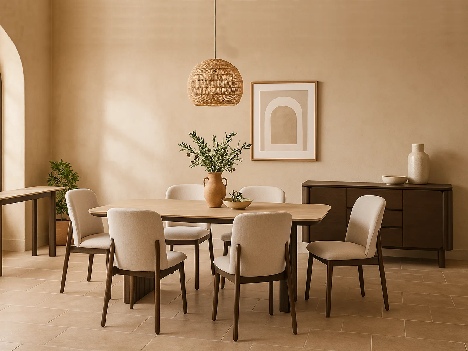Dining Table & 6 Neos Chairs
