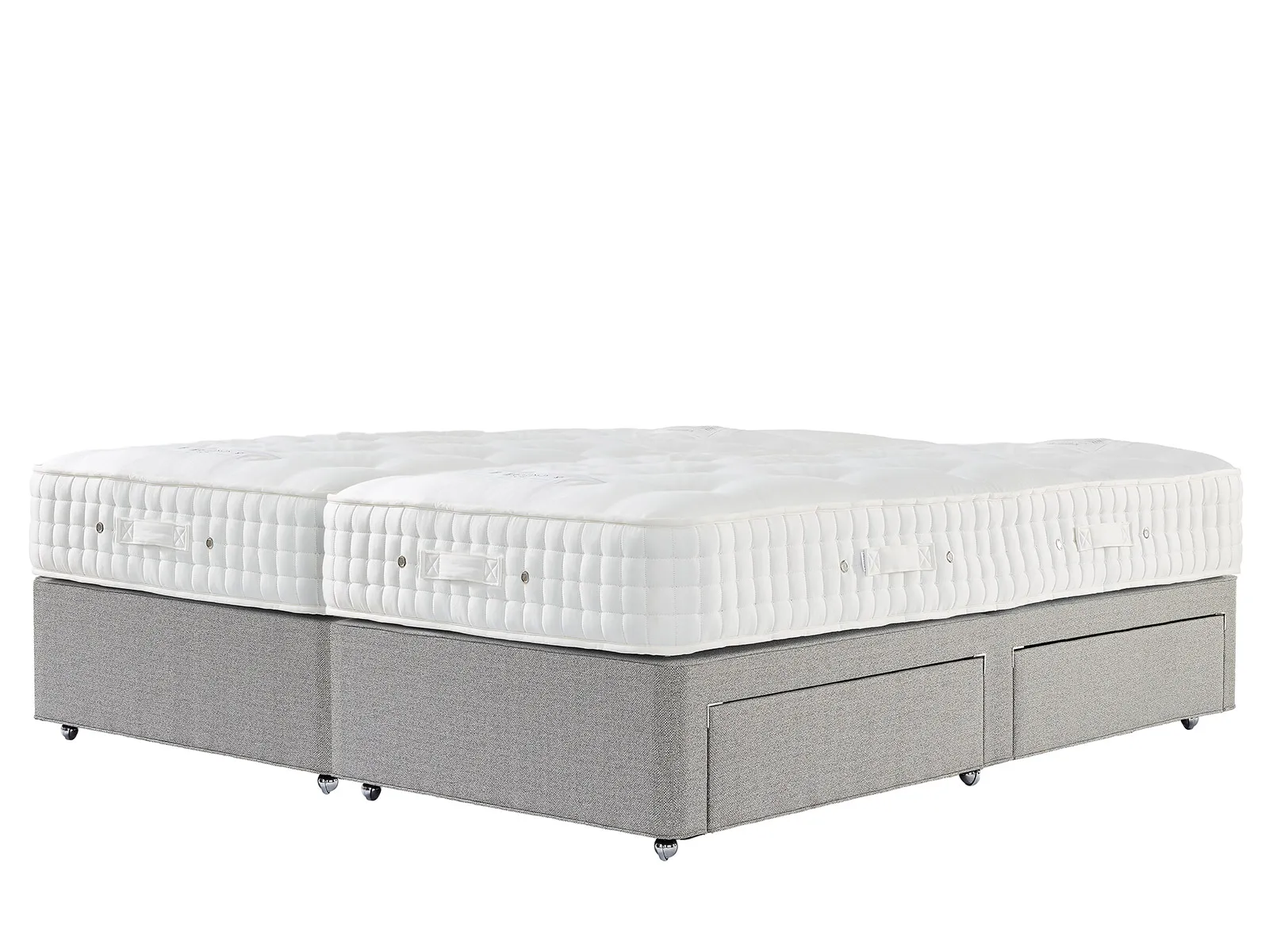 King Size 4 Drawer Zip & Link Divan Set