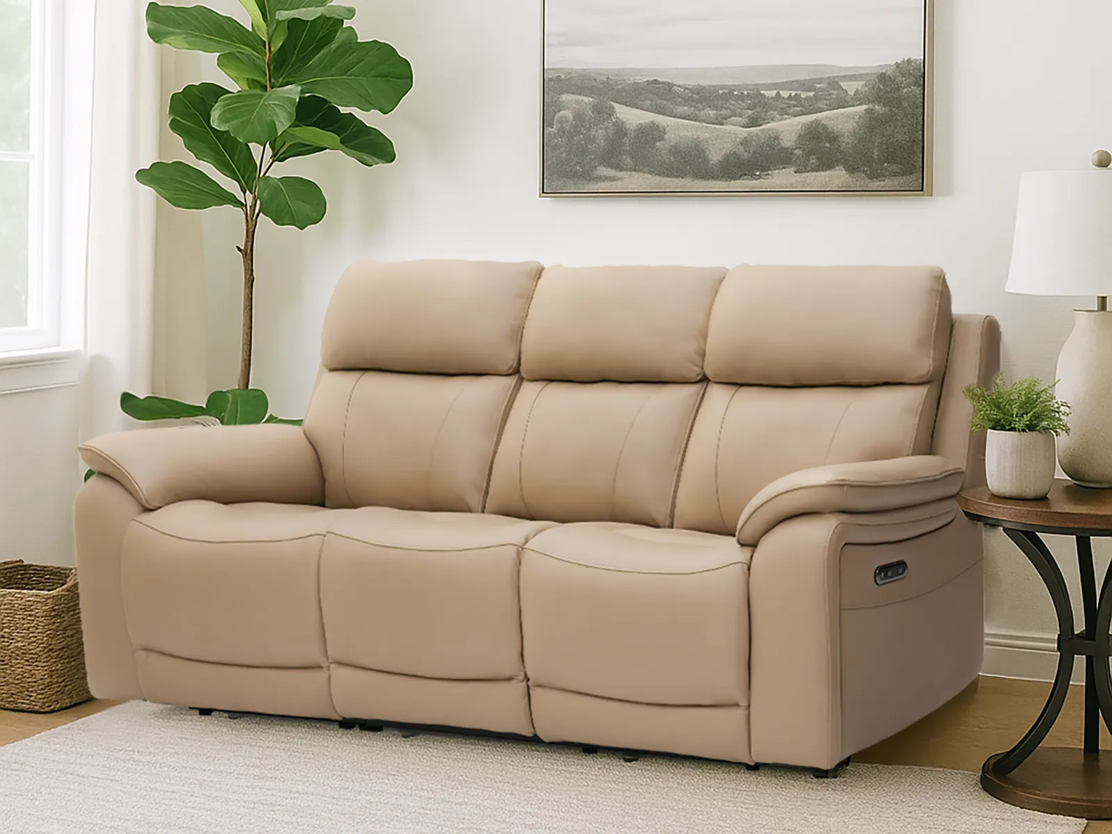 Large Power Recliner Sofa