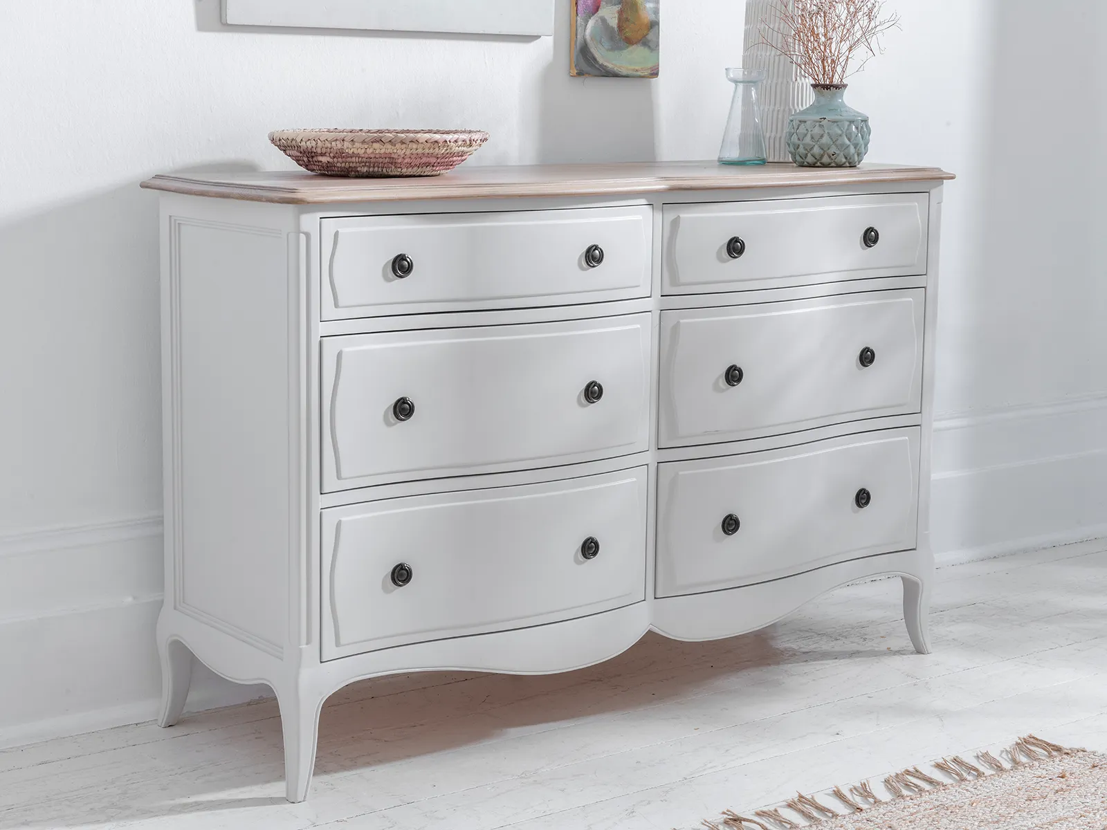 6 Drawer Wide Chest