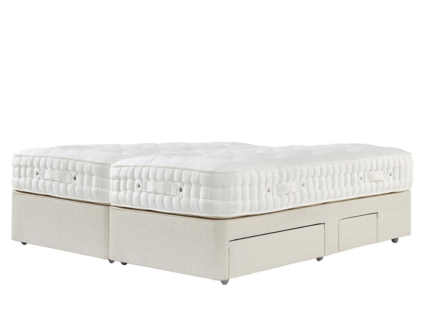 Super King Size Zip & Link 2+2 Drawer Divan Set