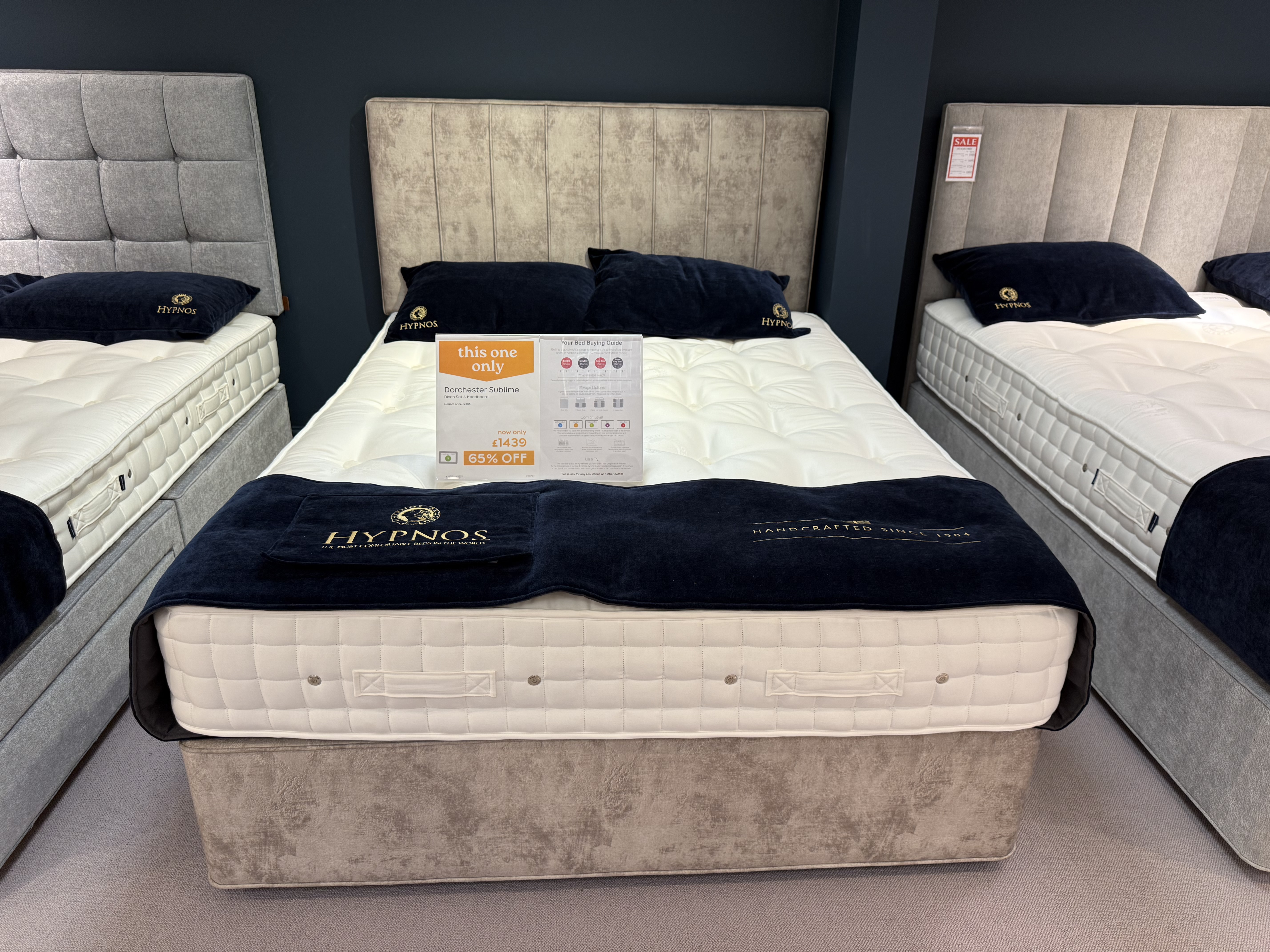 Dorchester Sublime King Size Divan Set & Headboard