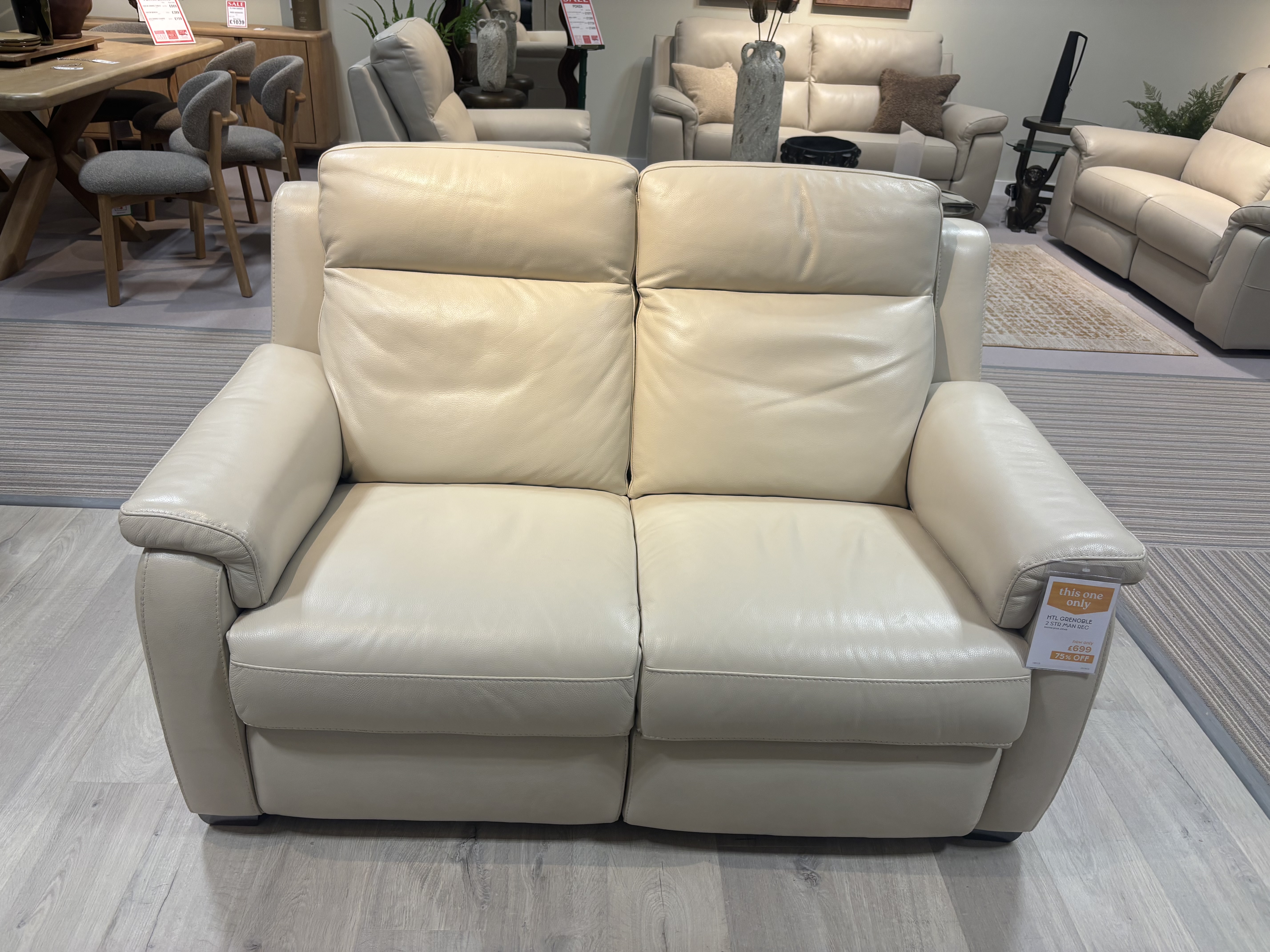 Grenoble 2 seater manual recliner