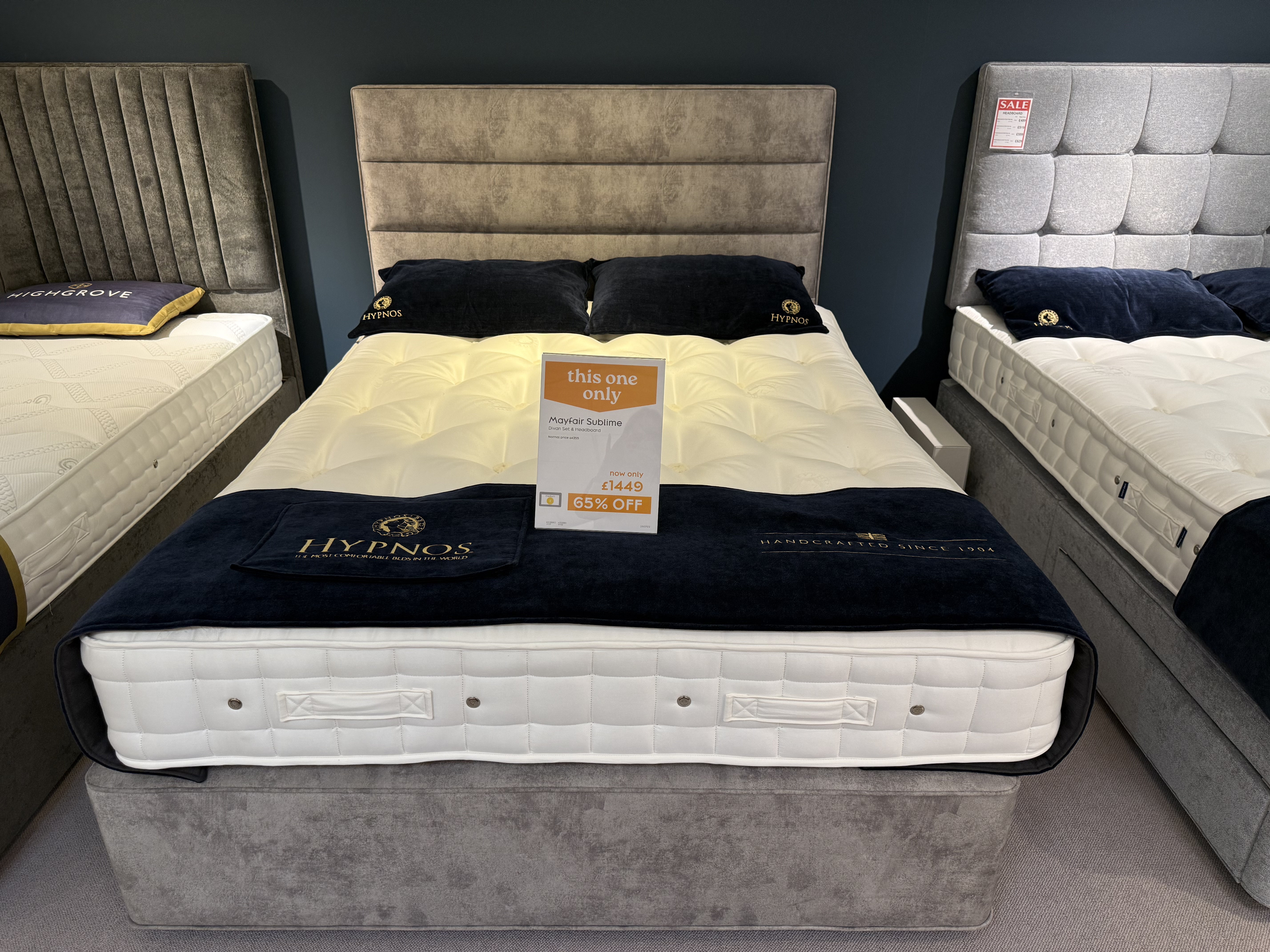 Mayfair Sublime King Size Divan Set & Headboard